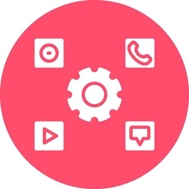 Diseño de iconos vectoriales Estilo de iconos