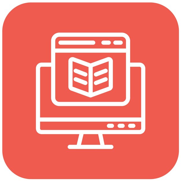 Diseño de íconos vectoriales Ilustración de libros