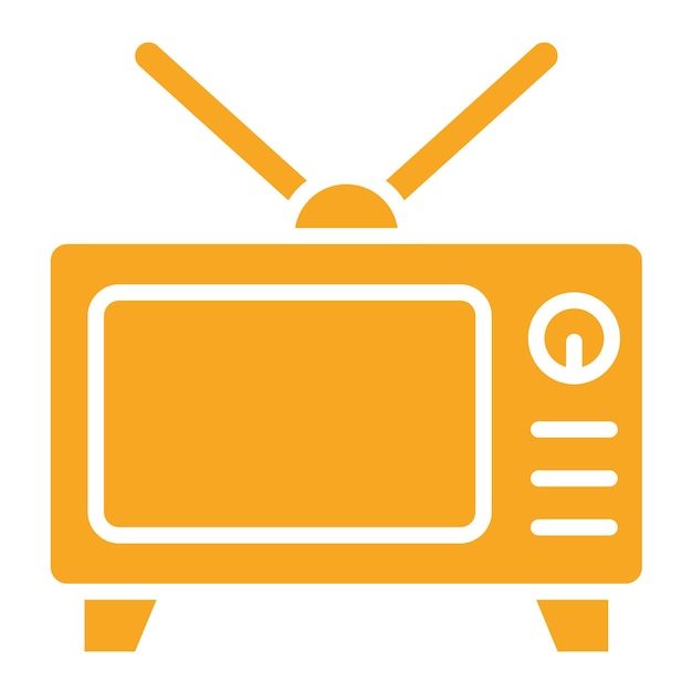 Diseño de íconos vectoriales Ilustración de televisión