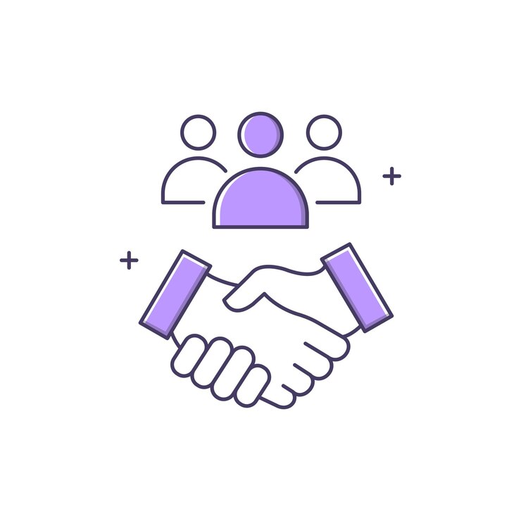 Vector diseño de íconos vectoriales de participación del cliente