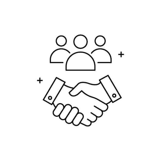 Diseño de íconos vectoriales de participación del cliente
