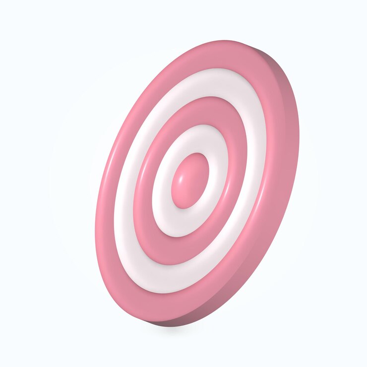 Vector diseño de ilustración 3d de target