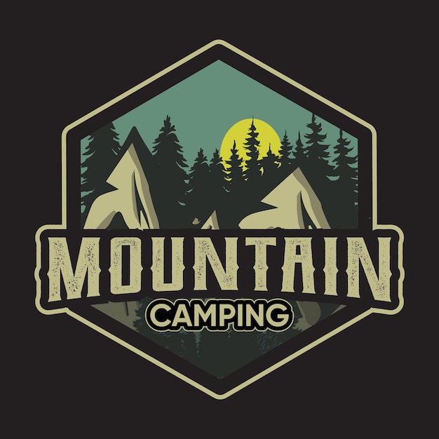 Diseño de ilustración de aventura de montaña 202 3