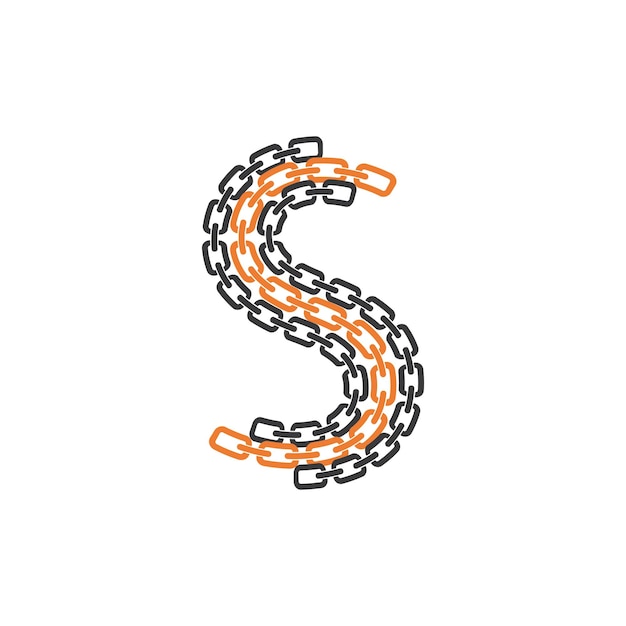 Diseño de ilustración de cadena