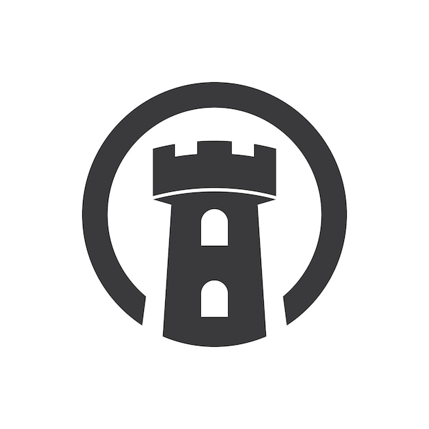 Diseño de ilustración de castillo
