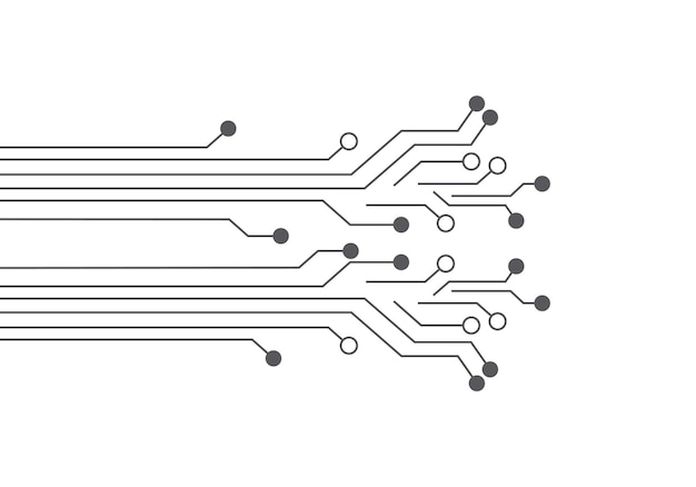 Diseño de ilustración de circuito