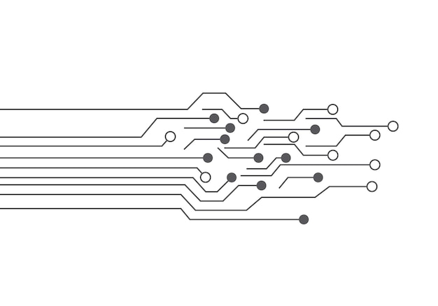 Diseño de ilustración de circuito