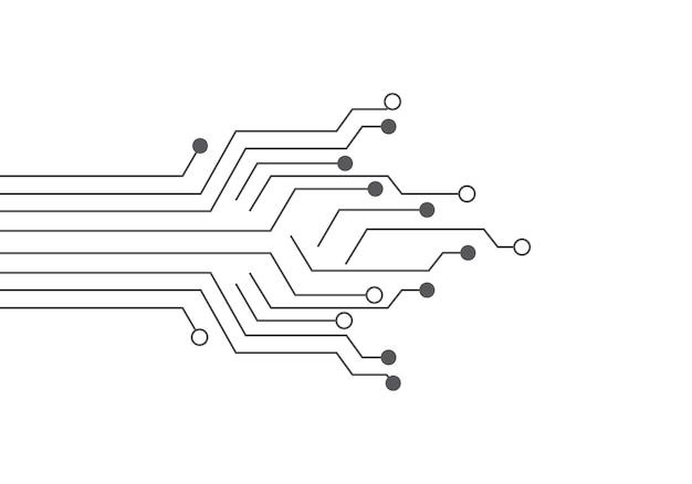 Diseño de ilustración de circuito