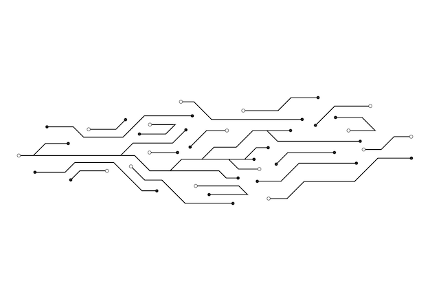 Diseño de ilustración de circuito