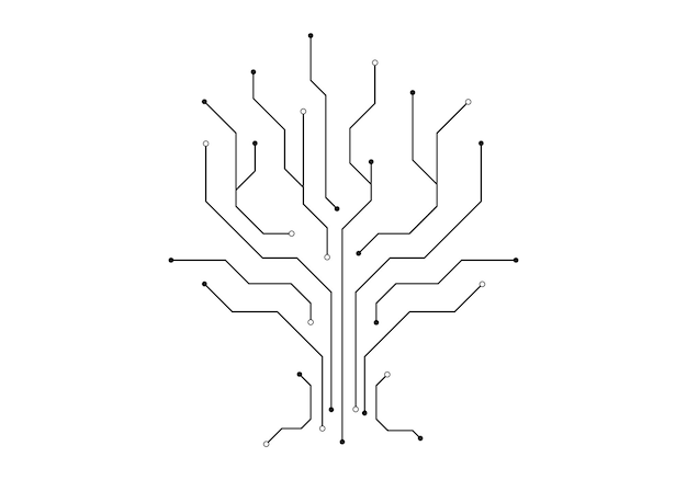 Diseño de ilustración de circuito