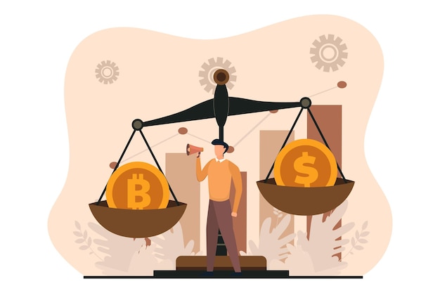 Diseño de ilustración de finanzas de negocios