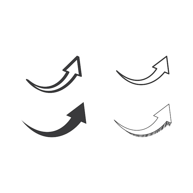 Diseño de ilustración de flecha