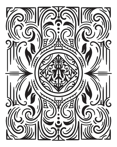 Diseño de ilustración de fondo ornamental elegante