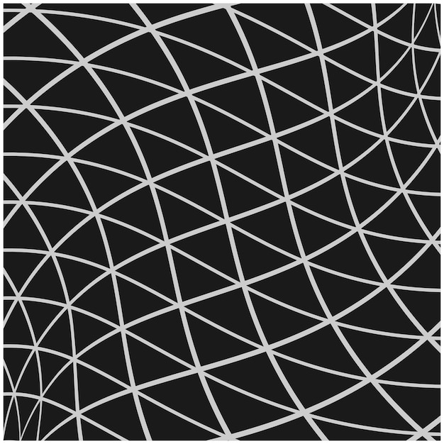 diseño de ilustración de fondo de red triangular