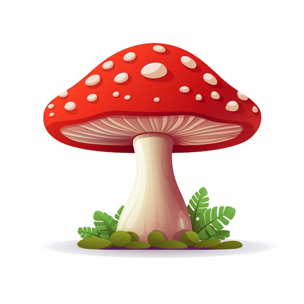 Diseño de ilustración de hongos vectoriales naturaleza bosque dibujo artístico alimentos hongos aislados aut