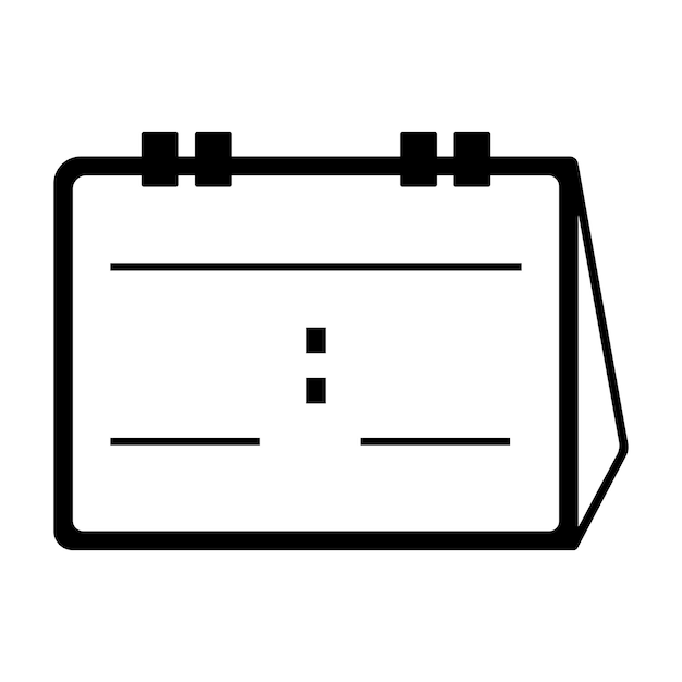 diseño de la ilustración del horario