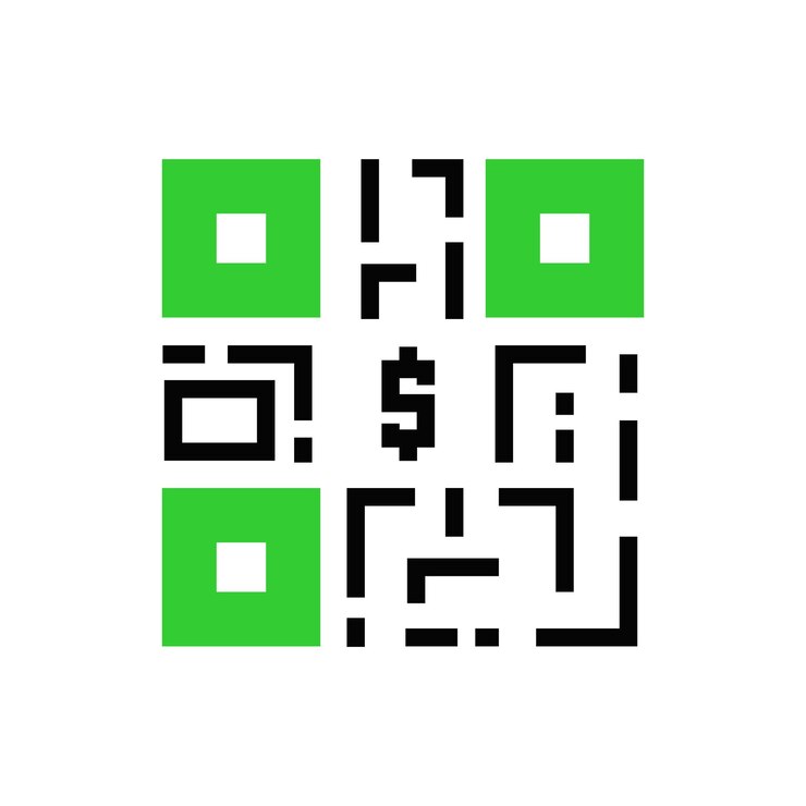 Vector diseño de ilustración de icono de código qr de pago diseño vectorial