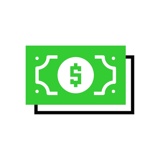 Diseño de ilustración de icono de dinero diseño vectorial