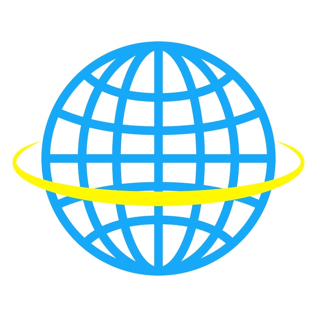 Diseño de ilustración del icono del globo