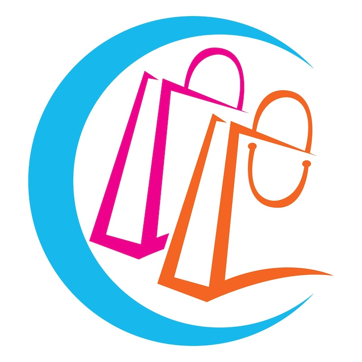 Vector diseño de ilustración de icono de vector de logotipo de compras
