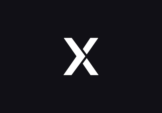 Diseño de ilustración de icono de vector de plantilla de logotipo de letra X