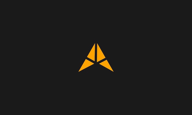 Diseño de ilustración de icono de vector de plantilla de logotipo de letra A