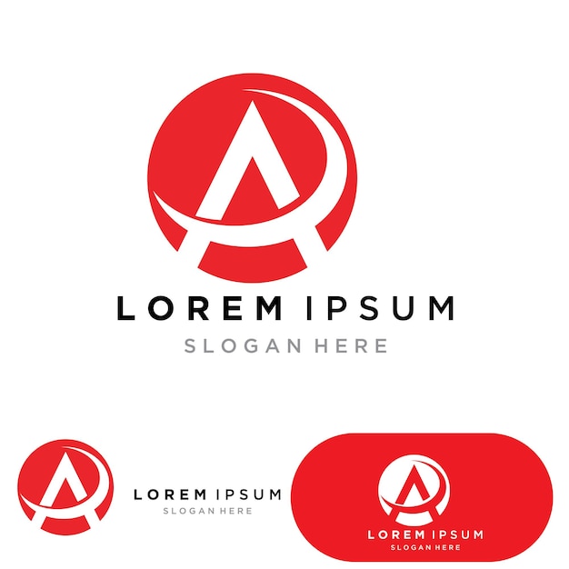 Diseño de ilustración de icono de vector de plantilla de logotipo de letra