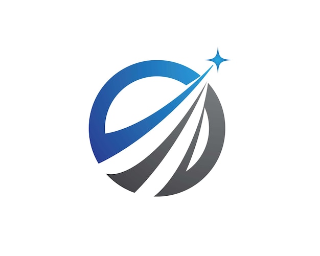 Diseño de ilustración de icono de vector de plantilla de logotipo más rápido