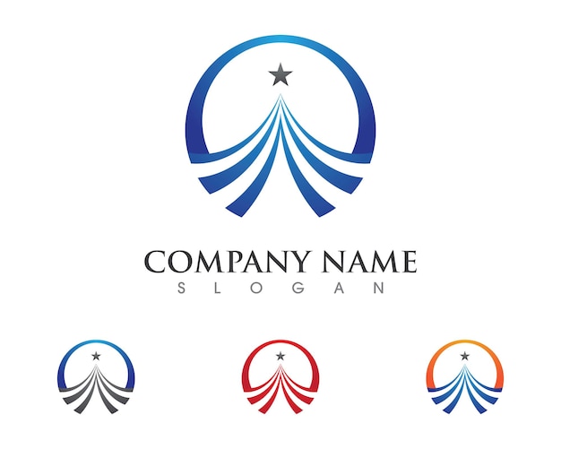Diseño de ilustración de icono de vector de plantilla de logotipo más rápido