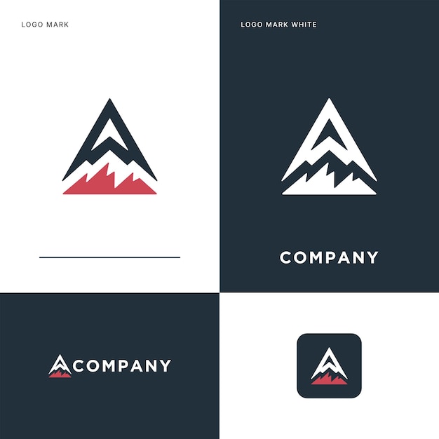 Diseño de ilustración de icono vectorial de logotipo de aventura