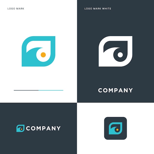 Diseño de ilustración de icono vectorial de logotipo de natación