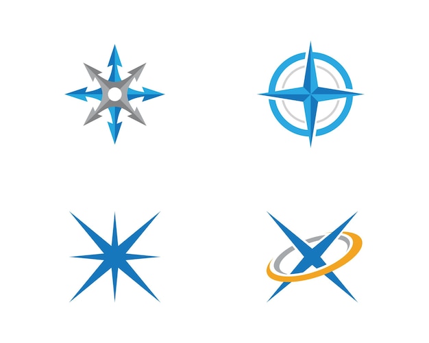 Diseño de la ilustración del icono vectorial de la plantilla del logotipo de la estrella