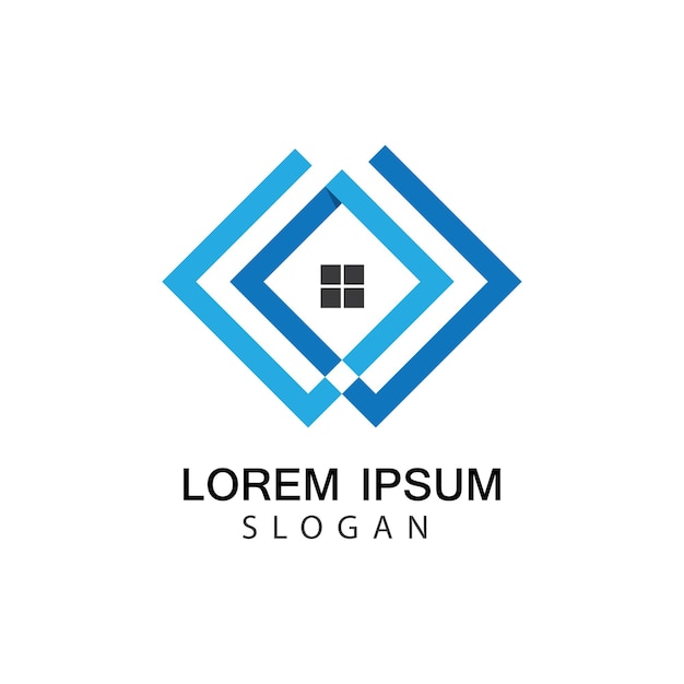 Diseño de ilustración de imágenes de logotipo de casa