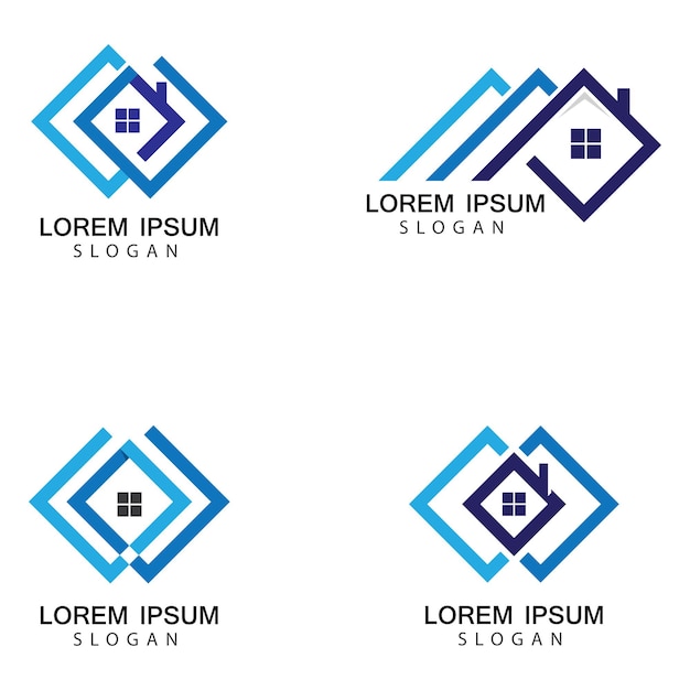 Diseño de ilustración de imágenes de logotipo de casa