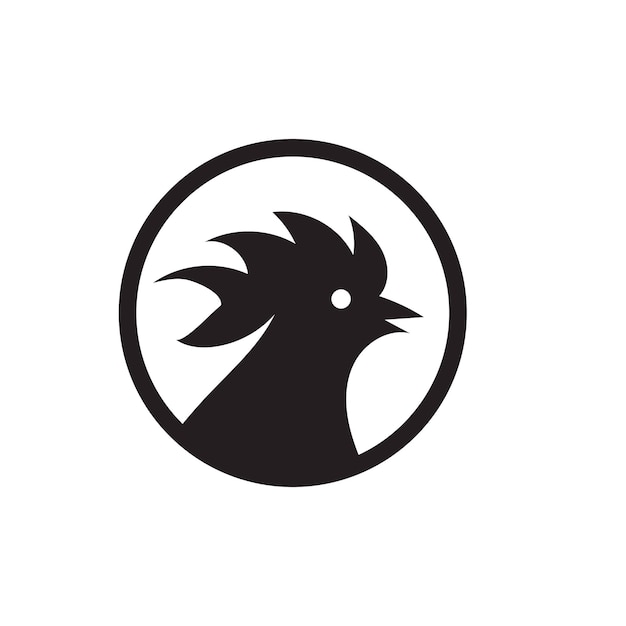 Vector diseño de ilustración de imágenes de logotipo de gallo