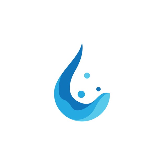 Diseño de ilustración de imágenes de logotipo de gota de agua