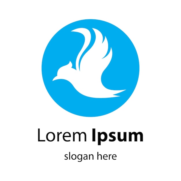 Diseño de ilustración de imágenes de logotipo de pájaro