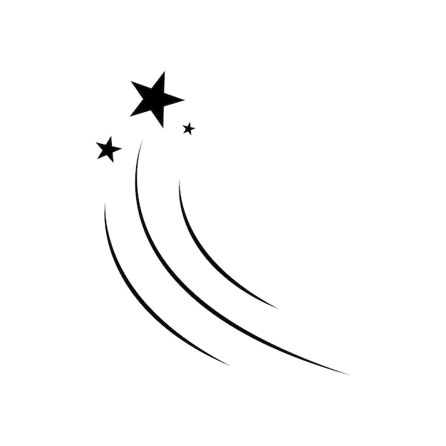 Diseño de ilustración de logotipo de estrella simple y moderno