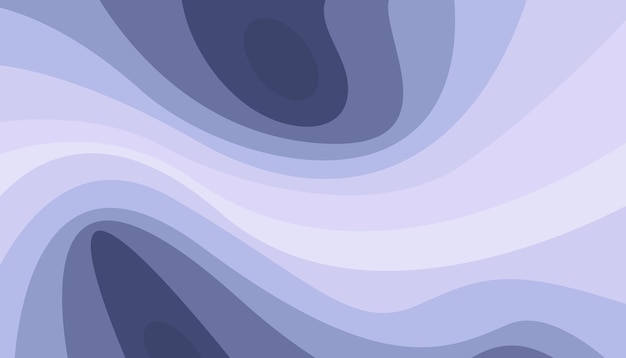 Diseño de ilustración de papel tapiz de fondo de memphis abstracto de línea de onda azul líquido