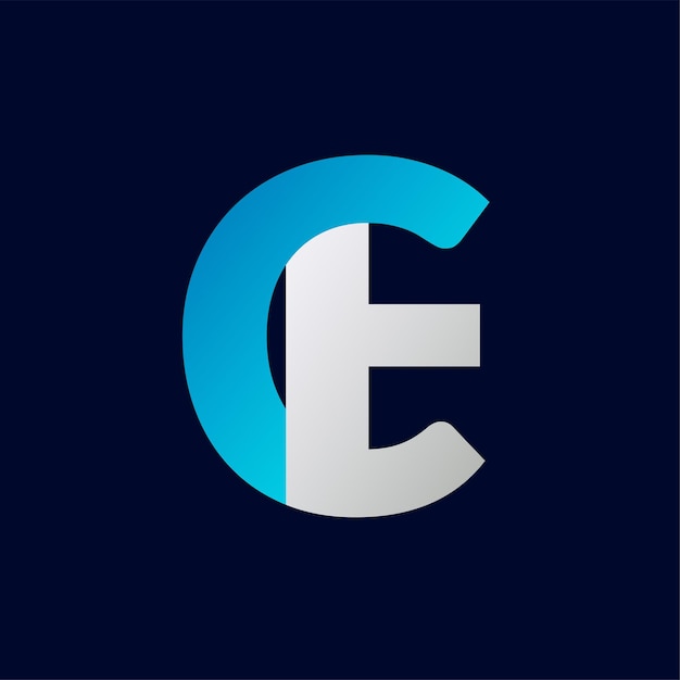 Diseño de ilustración de la plantilla del logotipo de la letra