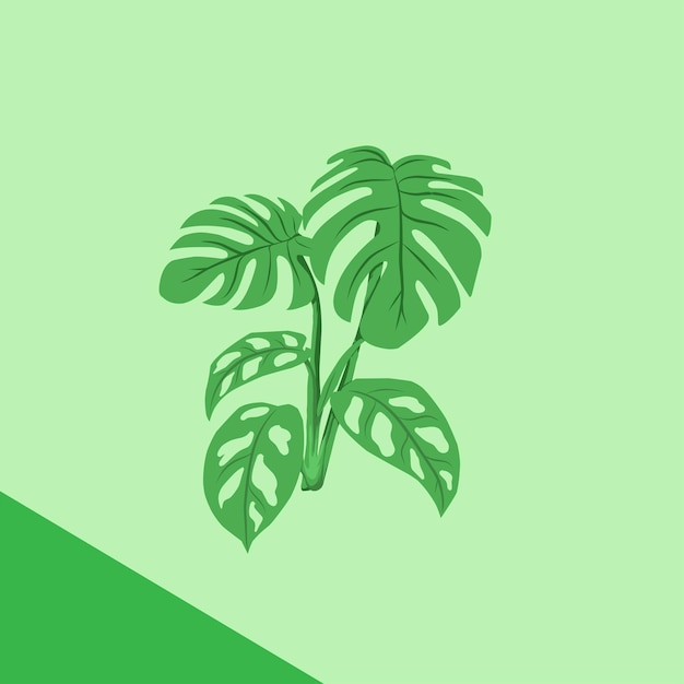 Diseño de ilustración de la plantilla de vector de hoja del logotipo