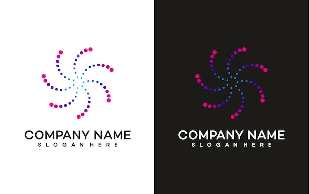 diseño de ilustración de plantilla vectorial de logotipo abstracto