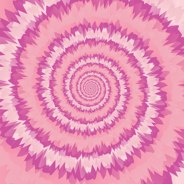 diseño de ilustración de tinte de corbata de vector rosa