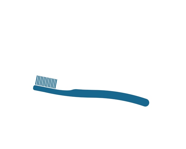 Diseño de ilustración de vector de cepillo de dientes