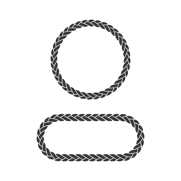 Diseño de ilustración de vector de cuerda