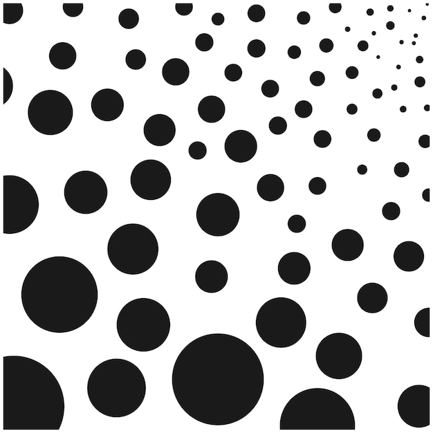 Diseño de ilustración de vector de fondo de lunares