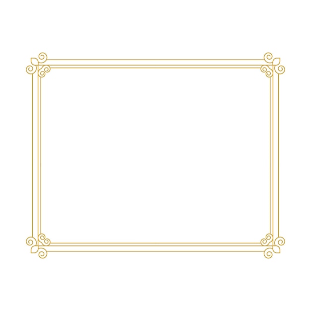 Diseño de ilustración de vector de frontera