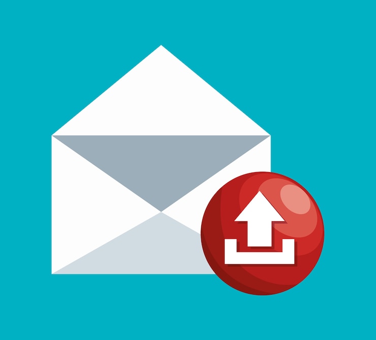 Vector diseño de ilustración de vector de icono aislado de sobres de correo