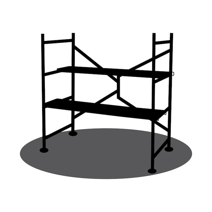 Vector diseño de ilustración de vector de icono de andamio