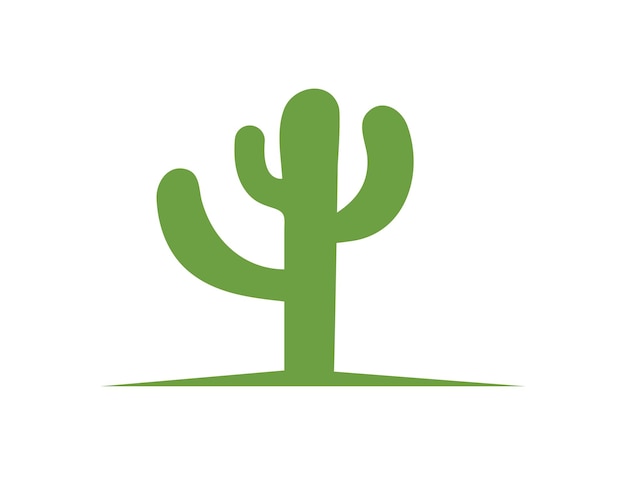 Diseño de ilustración de vector de icono de cactus